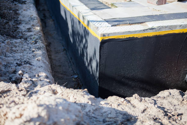 Residential Exterior Waterproofing installation at a Carthage, NC home by SJ Waterproofing Pros