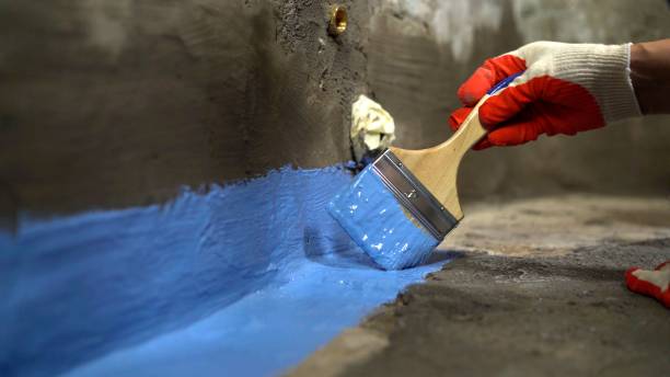 Commercial Exterior Waterproofing project at a Carthage, NC business property by SJ Waterproofing Pros